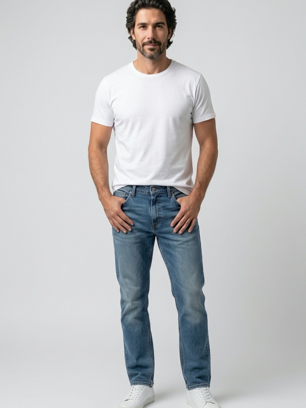 Levi's 541 - Straight Leg Jeans in Medium Blue Wash 36x32